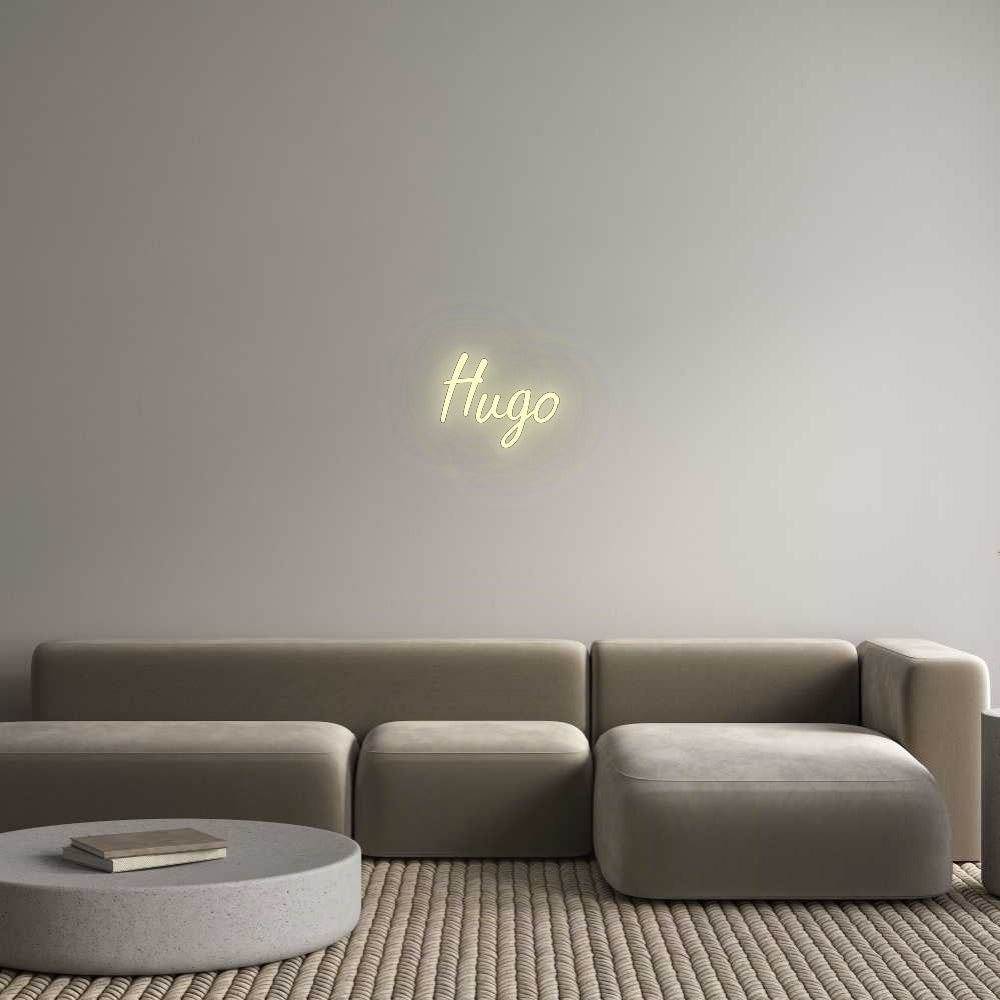 Benutzerdefiniertes Neon: Hugo