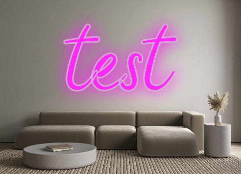 Benutzerdefiniertes Neon: Test