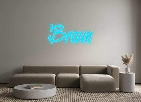 Benutzerdefiniertes Neon: Braun