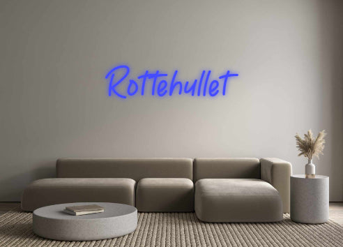 Benutzerdefiniertes Neon: Rottehullet