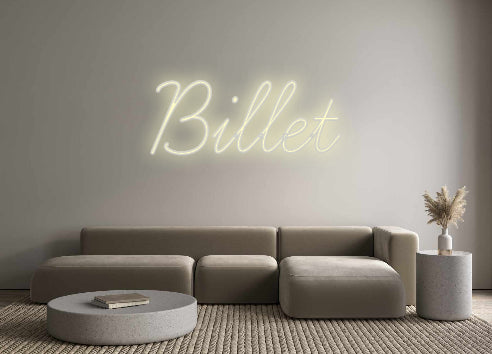 Benutzerdefiniertes Neon: Billet