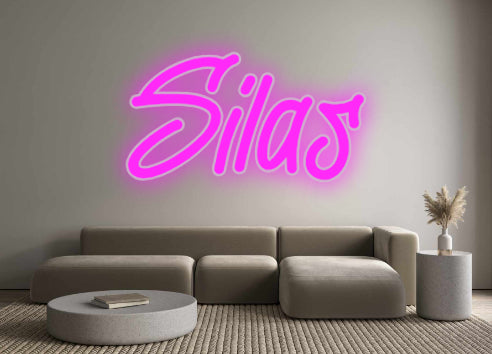 Benutzerdefiniertes Neon: Silas