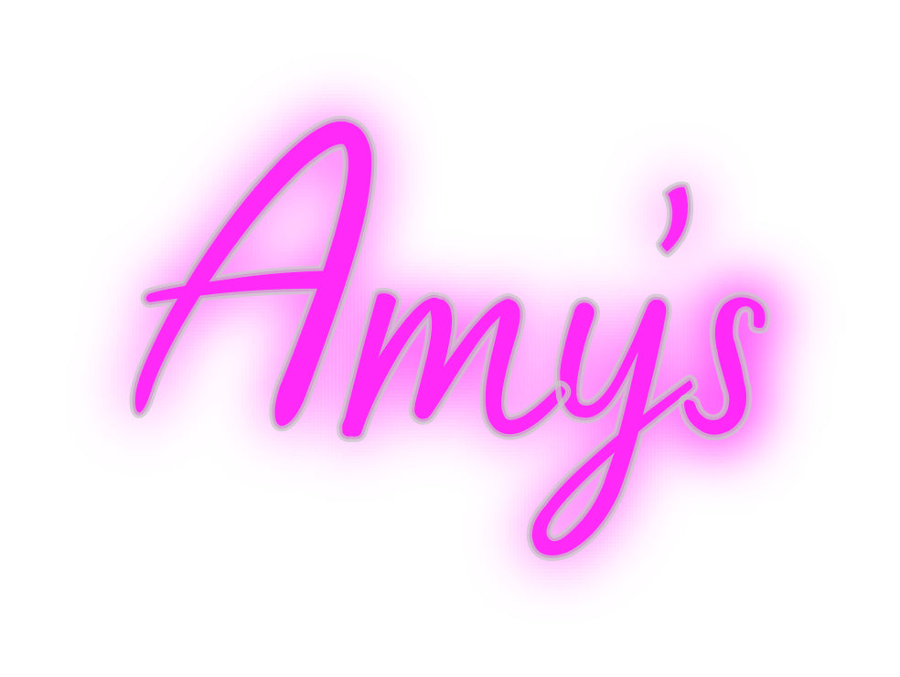 Benutzerdefiniertes Neon: Amy's