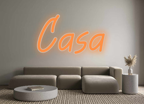 Benutzerdefiniertes Neon: Casa