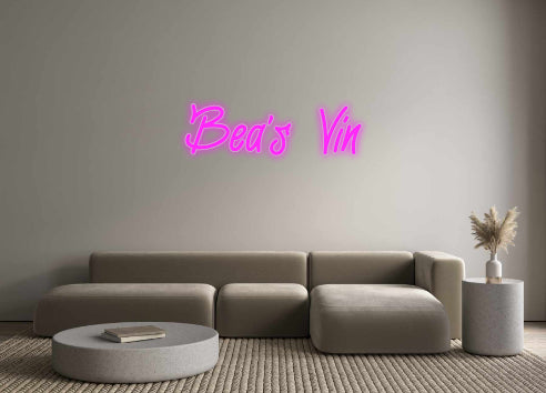 Benutzerdefiniertes Neon: Bea's Vin