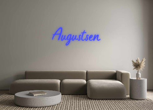 Benutzerdefiniertes Neon: Augustsen