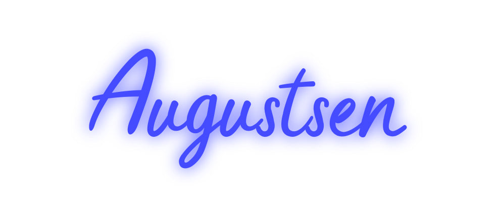 Benutzerdefiniertes Neon: Augustsen