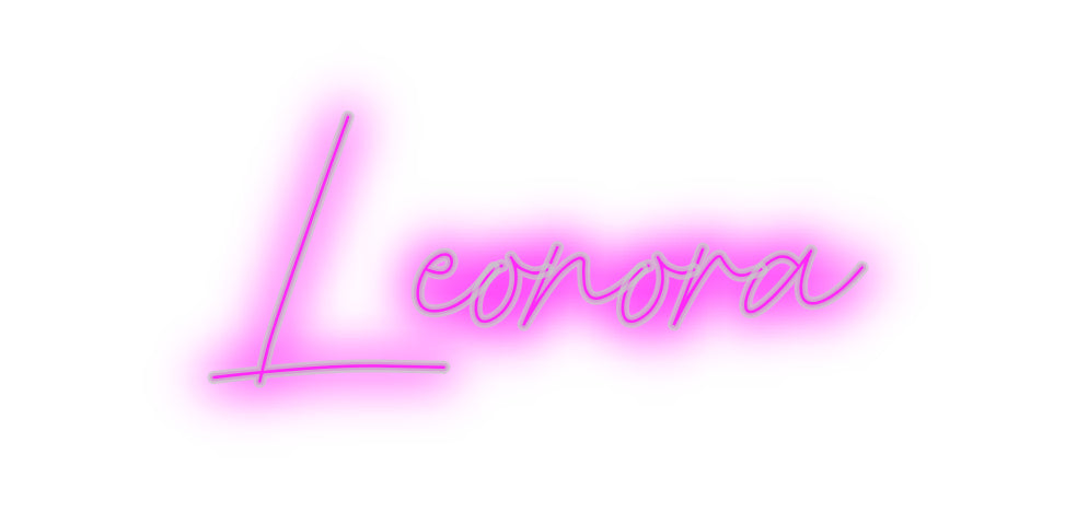 Benutzerdefiniertes Neon: Leonora