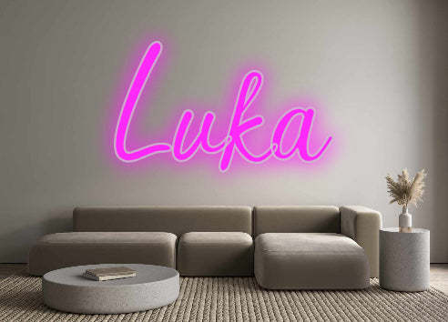 Benutzerdefiniertes Neon: Luka