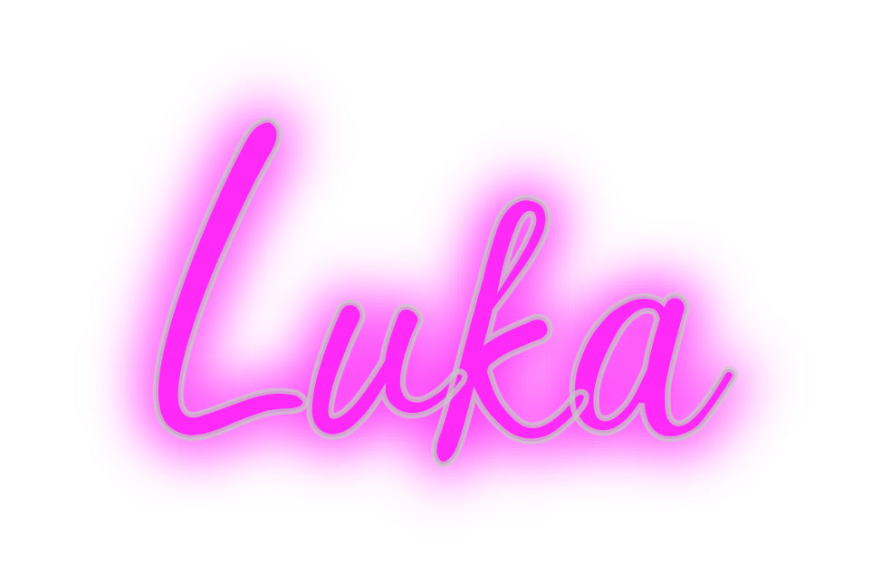 Benutzerdefiniertes Neon: Luka