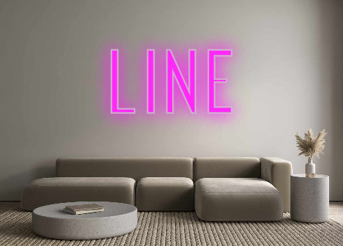 Benutzerdefiniertes Neon: Linie