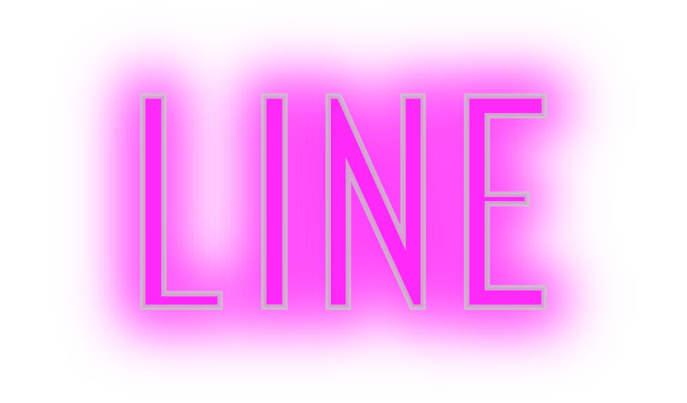 Benutzerdefiniertes Neon: Linie