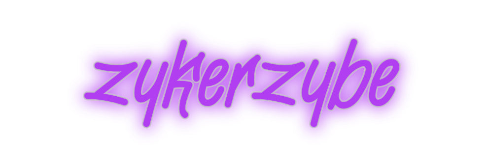 Benutzerdefiniertes Neon: zykerzybe