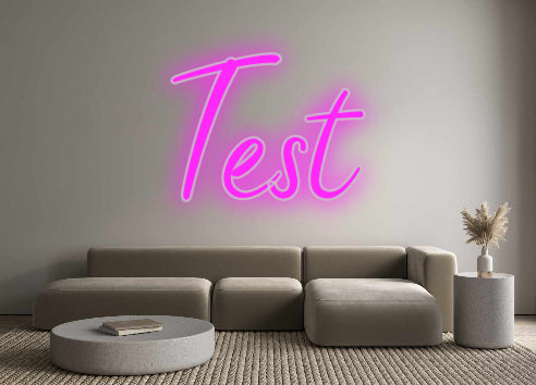 Benutzerdefiniertes Neon: Test