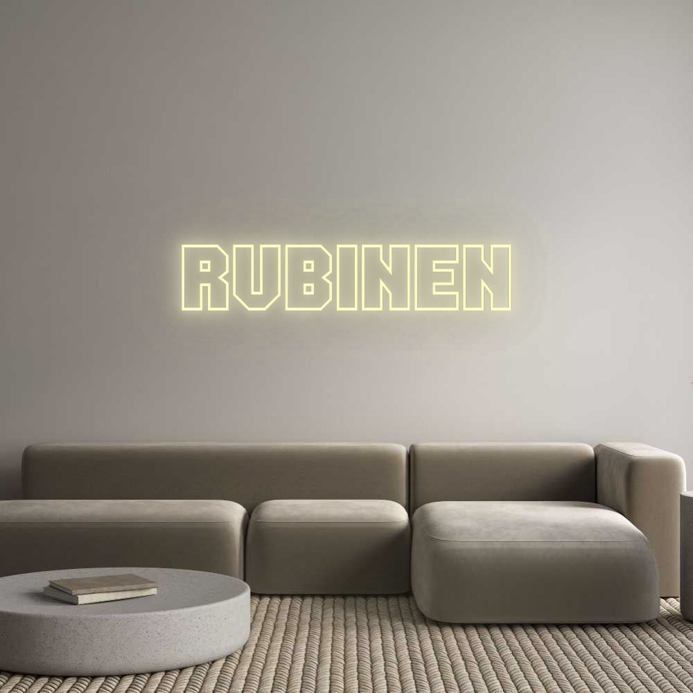 Benutzerdefiniertes Neon: RUBINEN